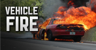 Vehicle Fire – W. 4th Street, Richland Center